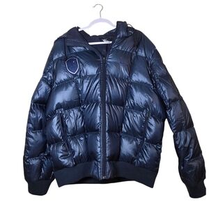 Nike LeBron James Witness 550 Navy Down Filled Puffer Jacket Size XL